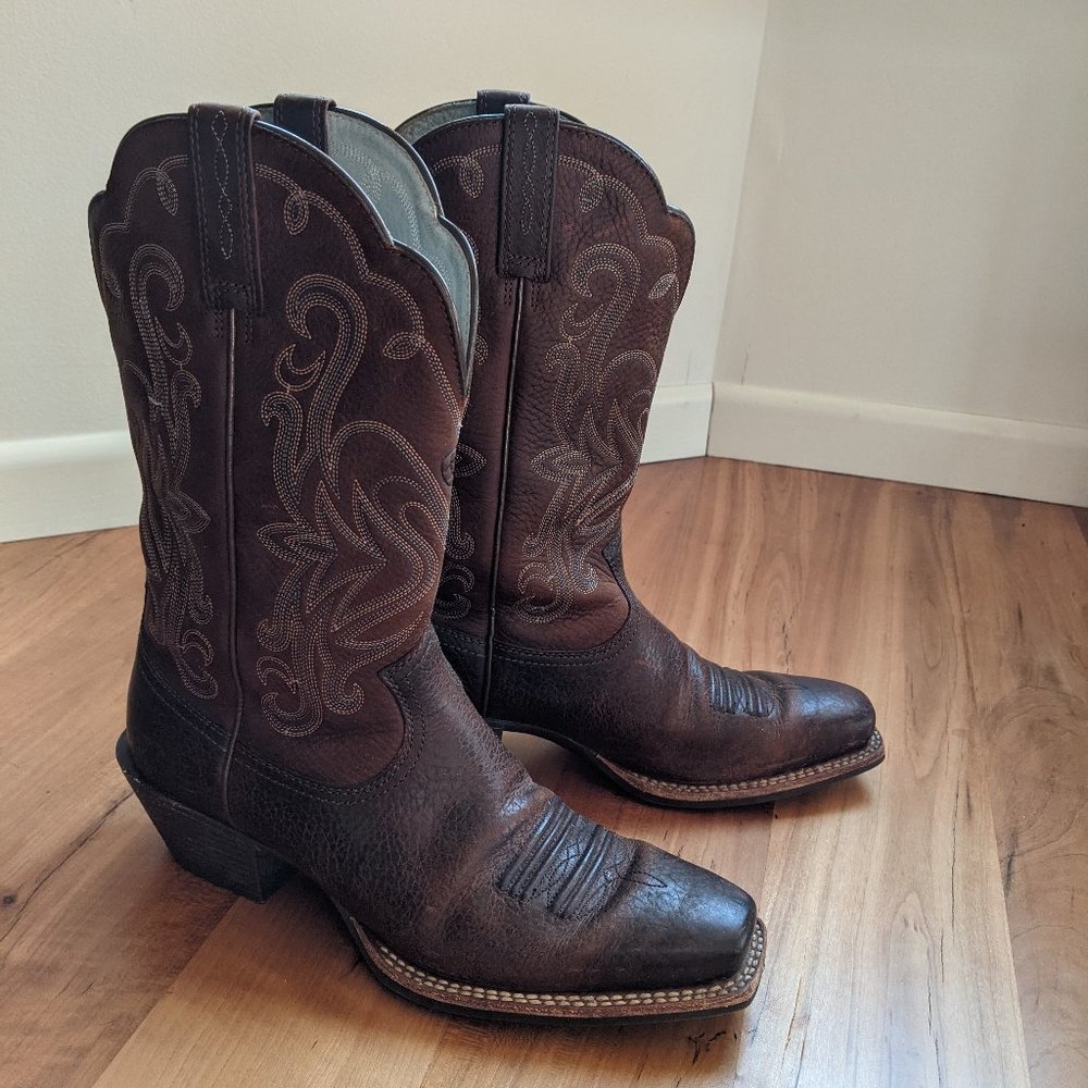 Ariat Womens Legend Square Toe Western Boot Size 8.5 B
